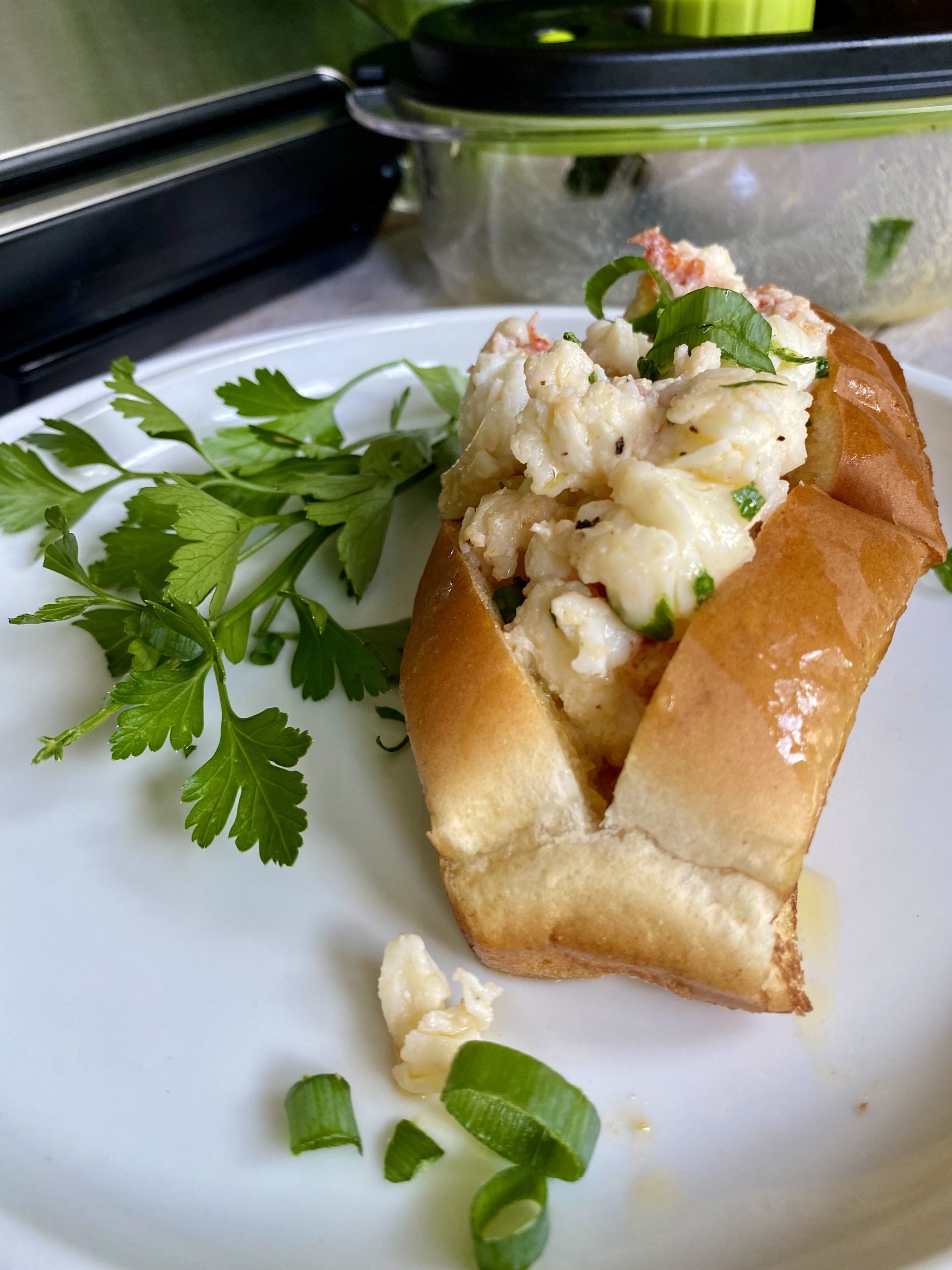 Lemon Tarragon Butter Lobster Roll Asili Glam